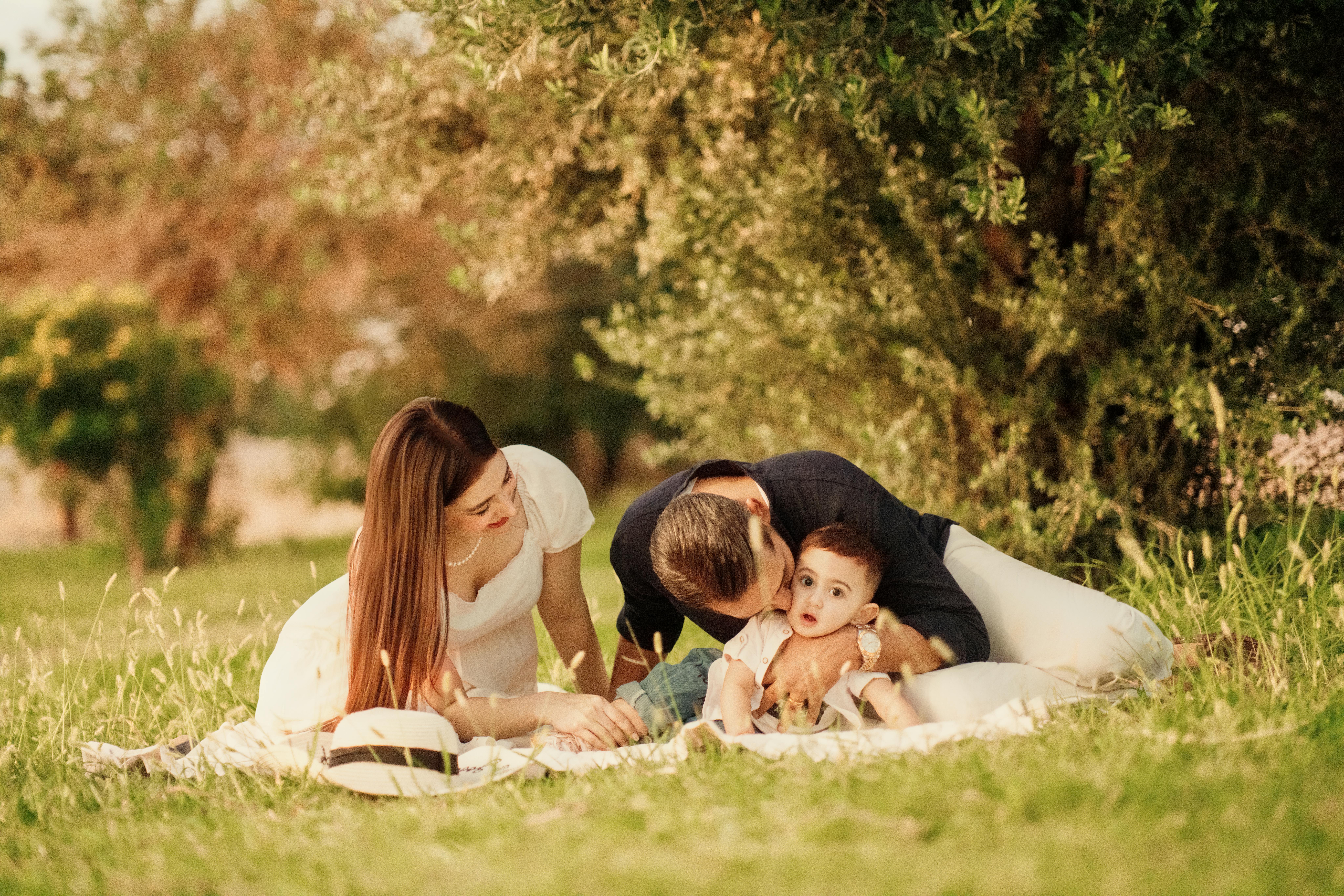 Warm and intentional family portrait
